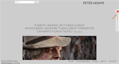 Desktop Screenshot of peteradams.com