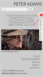 Mobile Screenshot of peteradams.com